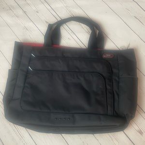 Tumi Ballistic Nylon Black Laptop Tote Brief Bag 5124D Business Travel EUC